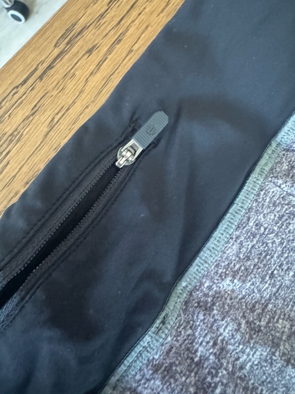 lululemon athletica Heather Gray Skater Skirt with Black Waistband - Picture 9 of 9
